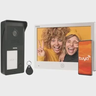 EURA Videodomofon VDP-49A3-2TY, 2-žični, bijeli, Tuya