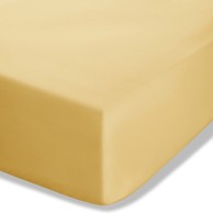 CATHERINE LANSFIELD Žuta plahta s gumom od perkala 90x190 cm Easy Iron Percale 