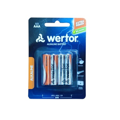 WERTOR Baterijski uložak ALK LR03 AAA 1,5V/4kom