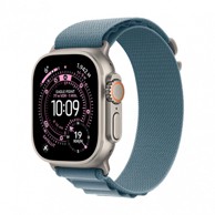APPLE Pametni sat Watch Ultra 3 (2025) 5G 49 mm, Natural Titanium/Alpine Loop (L) Light Blue