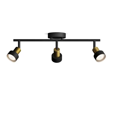 Reflektor, Conduit, 3x5W, GU10, crna/bakrena