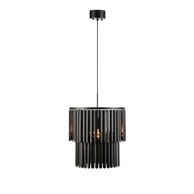 MARKSLÖJD Mat crna viseća lampa s metalnim sjenilom 42,5x42,5 cm Viento