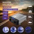 QOLTEC Pretvarač napona 12 V na 230 V, 1500/3000 W, USB, USB-C, LCD zaslon