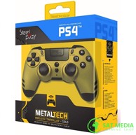STEELPLAY Kontroler PS4 Metaltech (zlatni) bežični