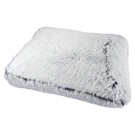 LOVE STORY Krevet za pse Fluffy Heather, 100×70 cm, bijeli