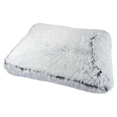 LOVE STORY Krevet za pse Fluffy Heather, 100×70 cm, bijeli