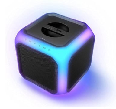 PHILIPS Bluetooth zvučnik TAX7207/10, 240W, RGB osvjetljenje, USB, crni (otvorena ambalaža)