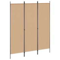 Pregradni zid, 3 panela, 150 x 180 cm, tkanina, bež