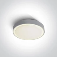 Plafonjera DM67280N/G/W, LED 16 W, 3000 K, 960 lm, 230 V, IP65, IK08, 260x75, siva