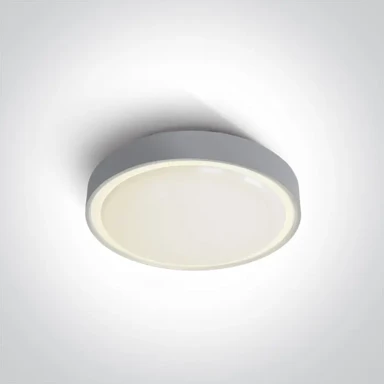 Plafonjera DM67280N/G/W, LED 16 W, 3000 K, 960 lm, 230 V, IP65, IK08, 260x75, siva