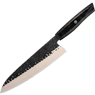 Damasku kuhinjski nož Za-37583 Chef Kp37583, crni i smeđi