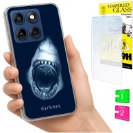 Maskica za Motorola Edge 60 Fusion / Edge 60, sa zaštitnim staklom