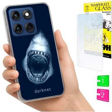 Maskica za Motorola Edge 60 Fusion / Edge 60, sa zaštitnim staklom