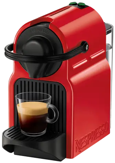 NESPRESSO Aparat za kavu INISSIA Red C40-EURENE5-S, crvena