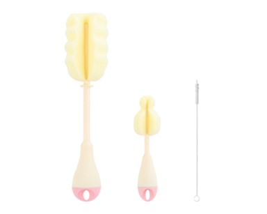 KIKKA BOO Set četki za bočice, 3 u 1, roza