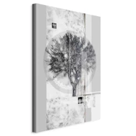 Slika Silver Tree, jednodijelna, okomita, 60x90 cm