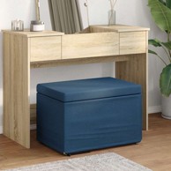 Stolica 61x41x40 cm, tkanina i konstruirano drvo, plava