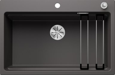 BLANCO Sudoper Etagon 8 InFino, Silgranit, pribor, kameno siva