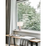 NOVA LUCE Stolna lampa, Chempo, NL9050166, E27, IP20, siva