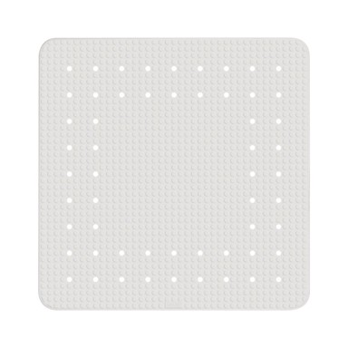 WENKO Bijeli protuklizni otirač za kupaonicu Mirasol, 54 x 54 cm