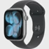 APPLE Watch Series 11, sivi, aluminij, 46 mm, Sports narukvica crna M/L