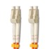 QOLTEC Patch kabel optički LC/UPC - LC/UPC multimode 50/125 OM2 duplex 2 m