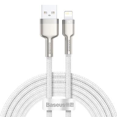 BASEUS USB kabel za Lightning, 2.4 A, 2 m, bijeli