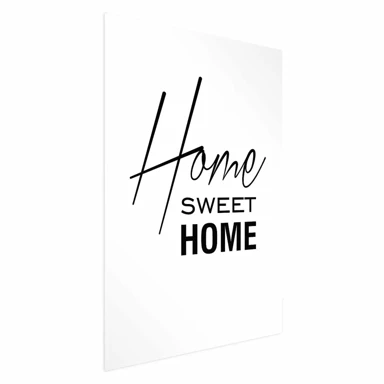 Plakat Crno-bijelo, Home Sweet Home, 40x60 cm, bez okvira