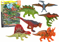 Set figurica dinosaura, 6 šarenih