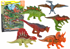 Set figurica dinosaura, 6 šarenih