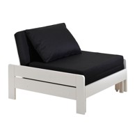 VIPACK Bijelo/crna dječja stolica Pino