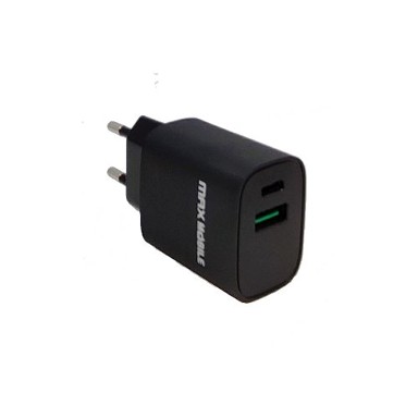 MAXMOBILE Kućni punjač PD QC3.0 DUO TYPE C 20W+USB 18W 2UTR3068-QP
