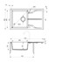 DEANTE Granitni sudoper Andante ZQN N113