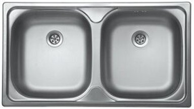 SINK SOLUTION Sudoper A Line 78x43,5 cm, 2x, inox