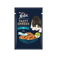 FELIX Mokra hrana za mačke Tasty Shreds, tuna, 80 g