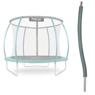 NEO-SPORT Donji stup za trampolin tip C, zeleni, kompatibilan s modelima 252–435 cm