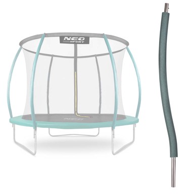 NEO-SPORT Donji stup za trampolin tip C, zeleni, kompatibilan s modelima 252–435 cm