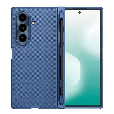 NILLKIN Maskica za Samsung Galaxy Z Fold7, matirana, s olovkom, plava