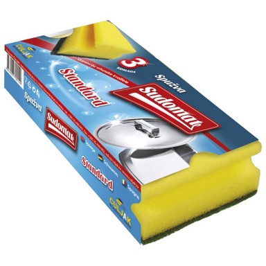 SUDOMAT Spužva za čišćenje, standard, pk3