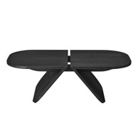 BLOMUS Stolić za kavu Avio 54x100 cm crni od punog hrasta