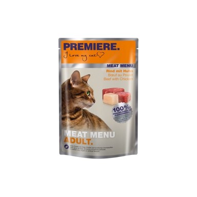 PREMIERE Cat Meat Menu Adult govedina i piletina 85 g vrećica