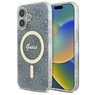 GUESS Plava maskica Hardcase MagSafe za Apple iPhone 16
