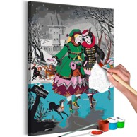 Slika za samostalno slikanje Ice Skating 40x60