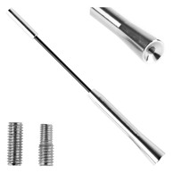 AMIO Auto antena aluminijska 20 cm 5/6 mm adapter ANTM05