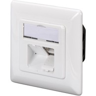 DIGITUS Utičnica Aufputzdose Cat5e 2xRJ45, bijela