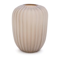 KAVE HOME Vaza bež staklena, visina 27 cm Lumia