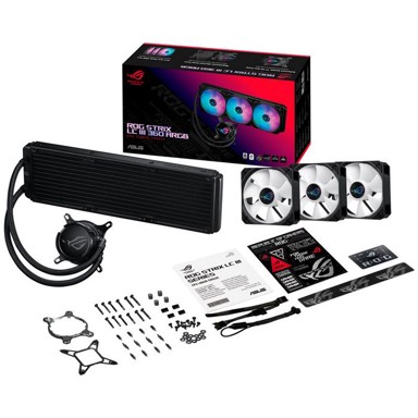 ASUS Vodeno hlađenje ROG Strix LC III 360, ARGB, crno