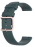 BSTRAP Remen Silicone Rain za Garmin Vivoactive 4, tamno zeleni
