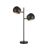 Stolna lampa Edgar, 2xE14, crna