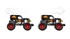 LEGO Konstrukcijski set Technic Monster Jam Grave Digger Fire and Ice 42219
